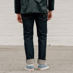 Iron Heart IH-777BR-14 14OZ Broken Twill Selvedge Denim Slim Tapered Jeans Indigo