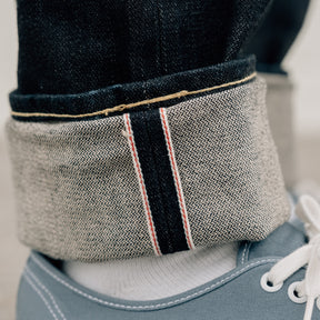 Iron Heart IH-777BR-14 14OZ Broken Twill Selvedge Denim Slim Tapered Jeans Indigo