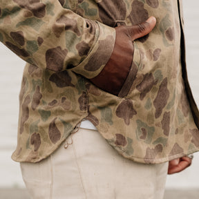 Rogue Territory Service Shirt Frog Camo Selvedge