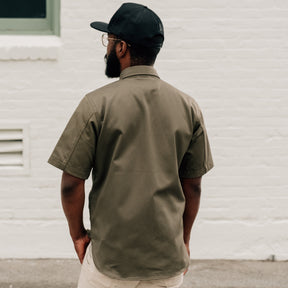 Rogue Territory Field Shirt 9oz Olive Selvedge Twill