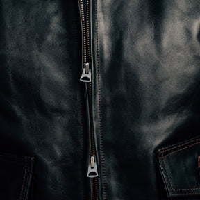 Double Helix x Snake Oil Provisions Virgil G-1 Flight Jacket Black Teacore PRE-ORDER DEPOSIT