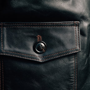 Double Helix x Snake Oil Provisions Virgil G-1 Flight Jacket Black Teacore PRE-ORDER DEPOSIT