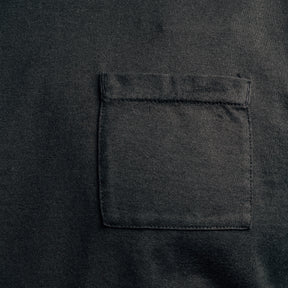 RRL Cotton Jersey Pocket T-Shirt Faded Black Canvas