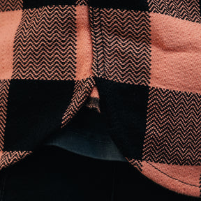 The Flat Head Block Check Western Shirt Pink/ Black (SOP Exclusive)