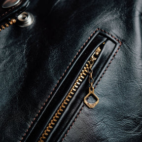 Double Helix x Snake Oil Provisions Deviant LAW Motorcycle Jacket Black
