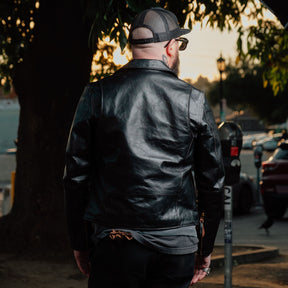 Double Helix x Snake Oil Provisions Deviant LAW Motorcycle Jacket Black