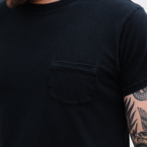 Schaeffer's Garment Hotel Ringspun Pocket Tee Black