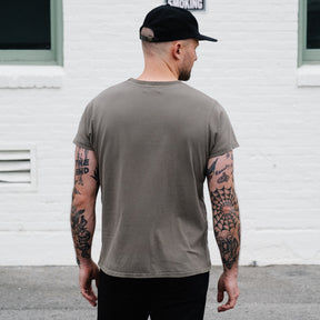 Schaeffer's Garment Hotel Ringspun Pocket Tee Olive