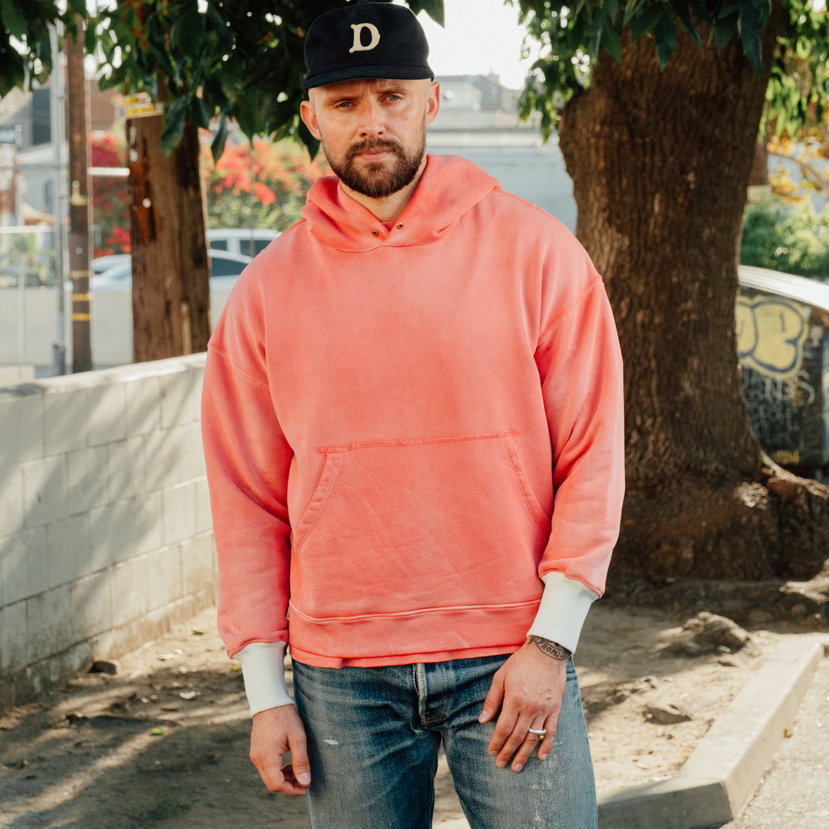 All-Time High Dart Hoodie Sun Fade Red