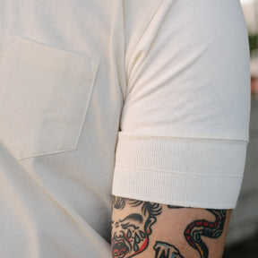 Glad Hand & Co. Short Sleeve Pocket Henley White