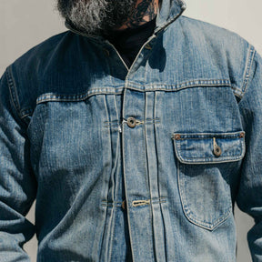 The Flat Head FN-OJ-D101C Left Hand Zimbabwe Cotton Denim Jacket Real