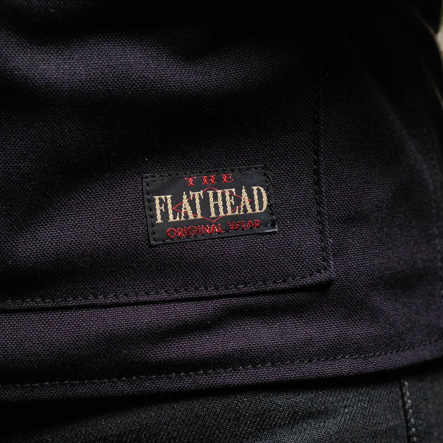 The Flat Head FN-OJ-CV003 Duck Vest Black PRE-OWNED/ FINAL SALE