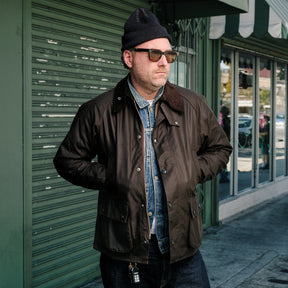 Barbour Bedale Wax Jacket Olive