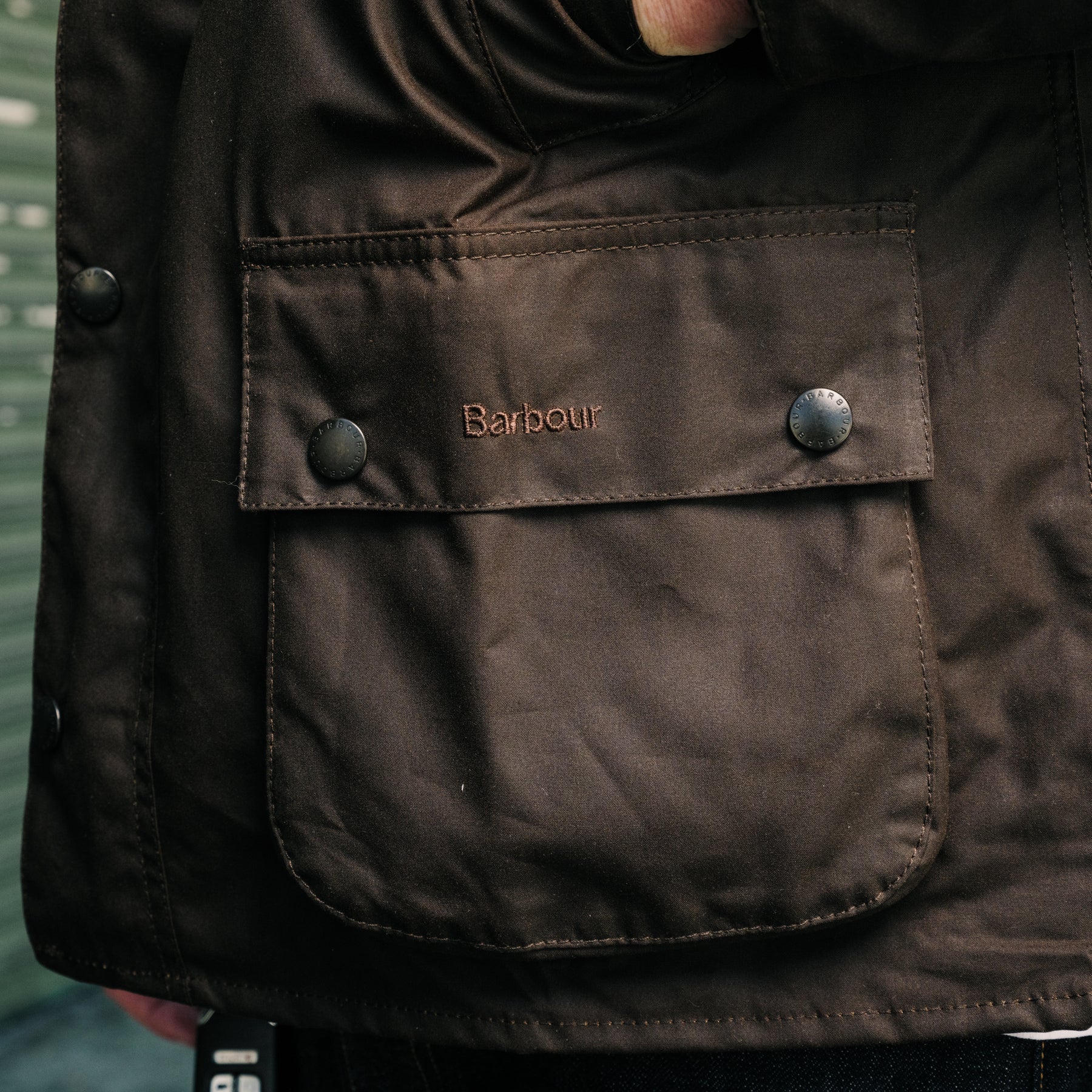 Barbour Bedale Wax Jacket Olive