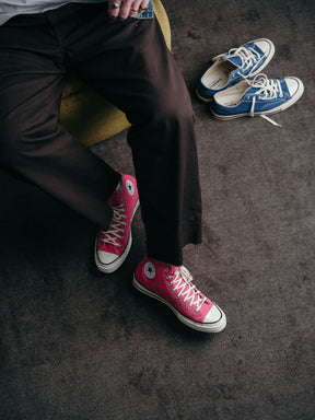 Converse Chuck 70 Canvas Unisex High-Top Shoe Rough Raspberry/Egret/Black