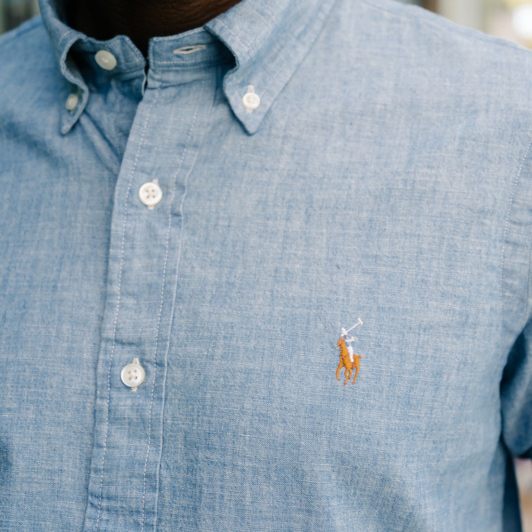 Polo Ralph Lauren Classic Fit Indigo Chambray Shirt