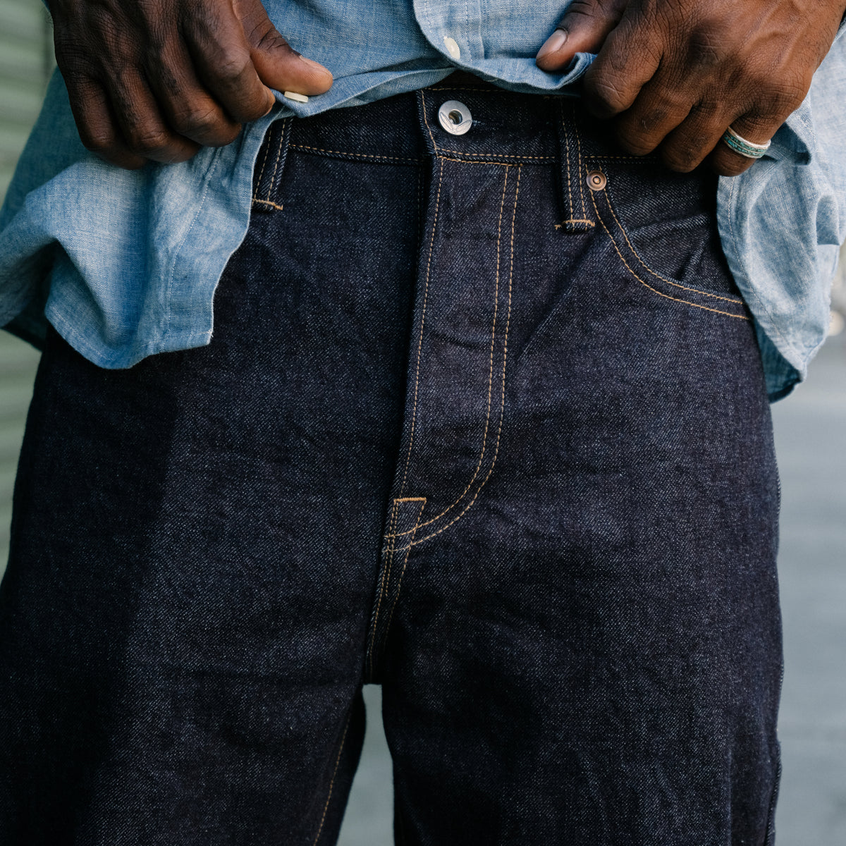 Rogue Territory Strider 15oz Rinsed Indigo