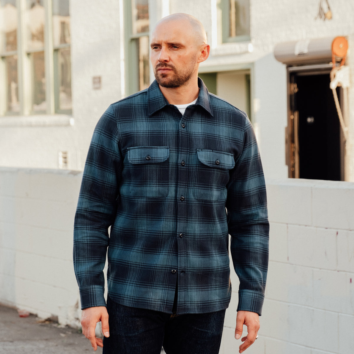 Rogue Territory Field Shirt Blueberry Plaid