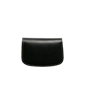 The Black Acre Card Wallet Black Shell & Purple