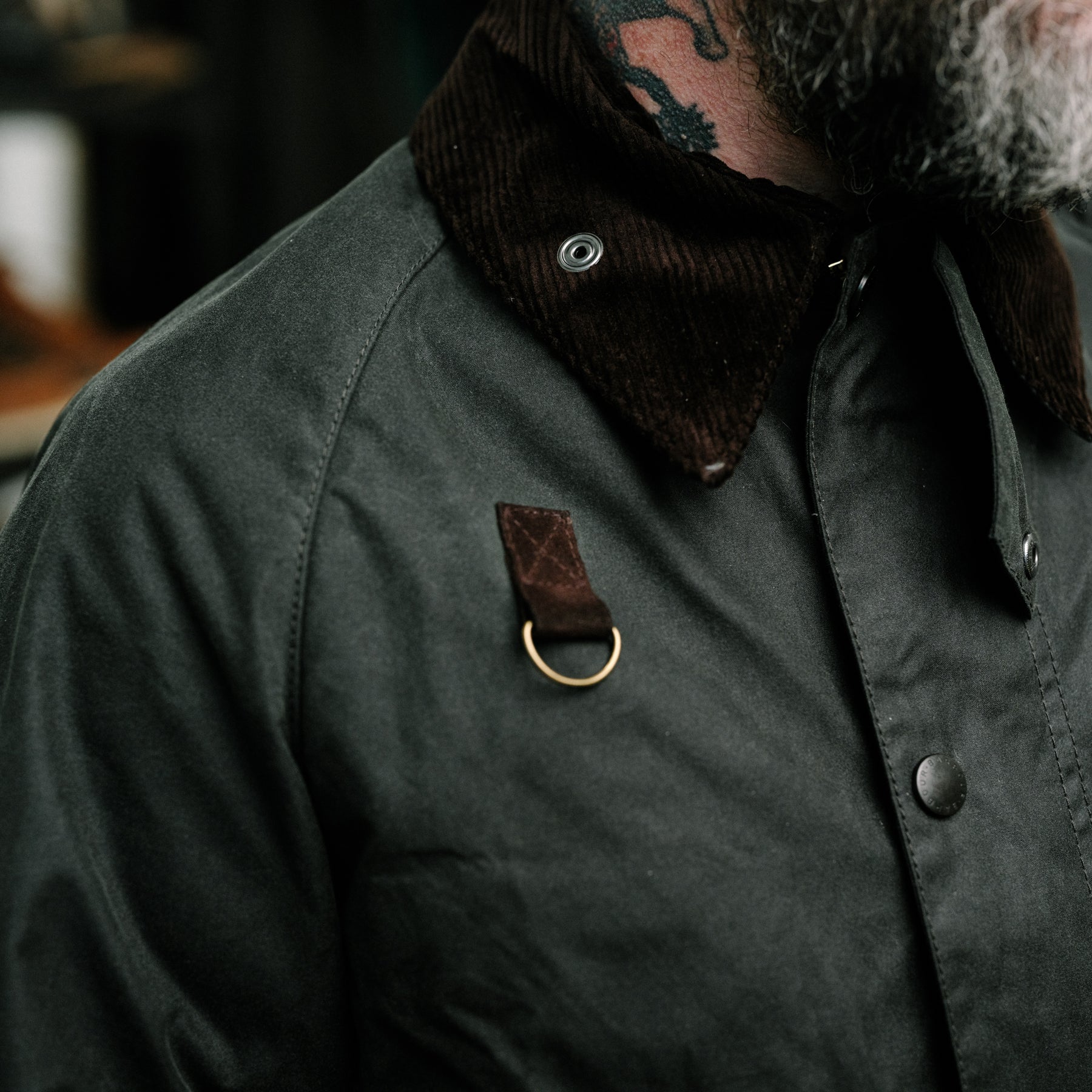 ジャケット・アウター BARBOUR SPEY JACKET WAX SAGE size M Spey Waxed Jacket - Sage | Indigo & Provisions