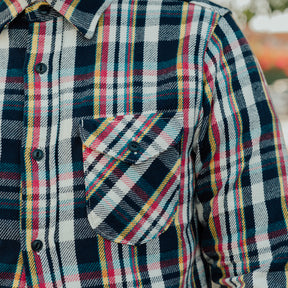 UES Heavy Flannel Shirt Navy