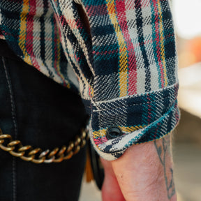 UES Heavy Flannel Shirt Navy