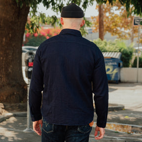 UES Heavy Flannel Work Shirt Indigo
