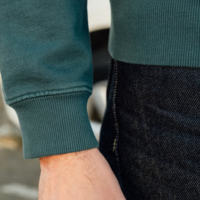 Snake Oil Provisions French Terry Loopback Hoodie Emerald
