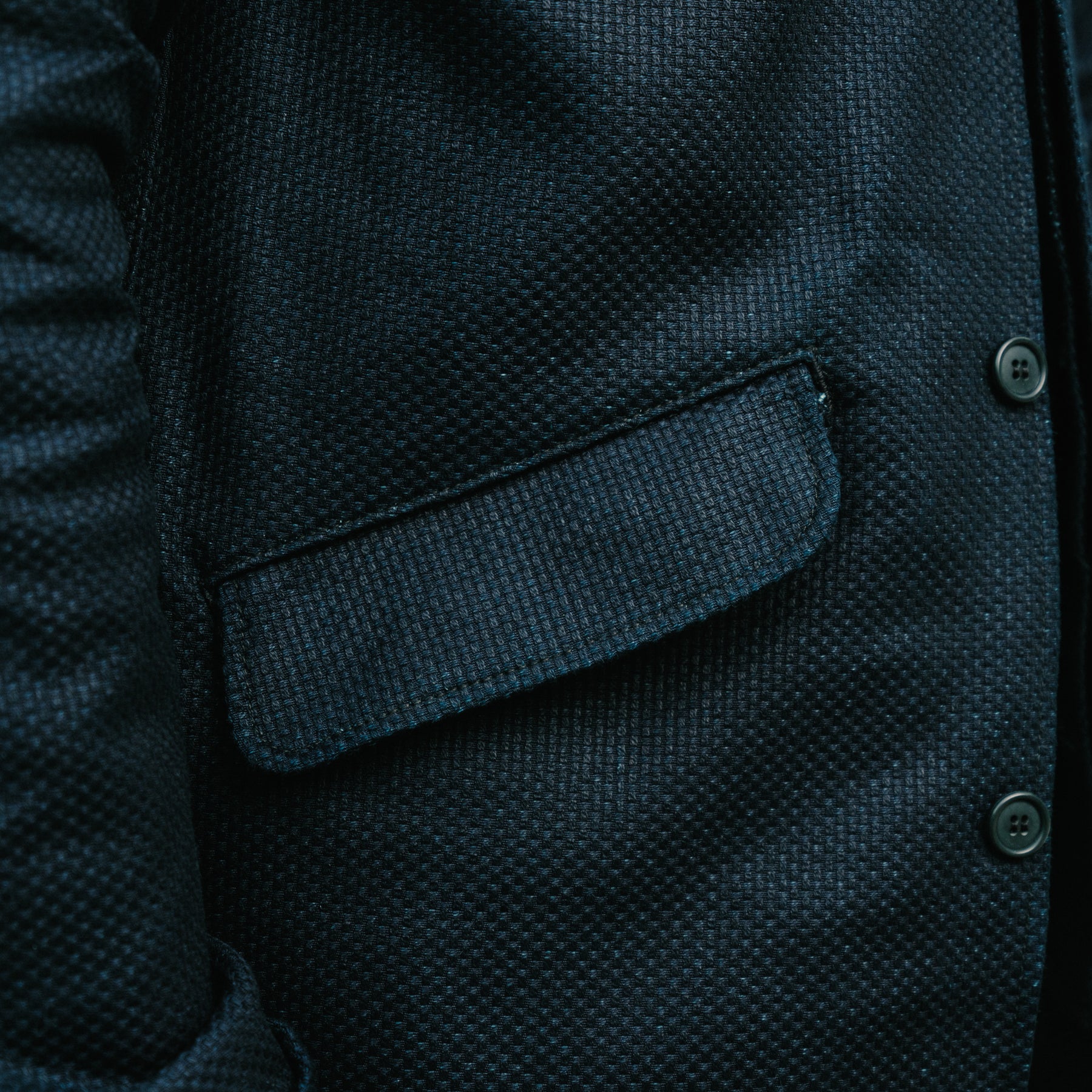 Rouge Territory x Snake Oil Provisions Sashiko Trench Coat Indigo PRE-ORDER