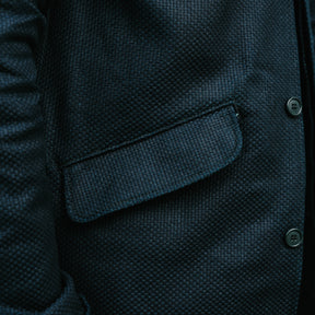 Rouge Territory x Snake Oil Provisions Sashiko Trench Coat Indigo PRE-ORDER