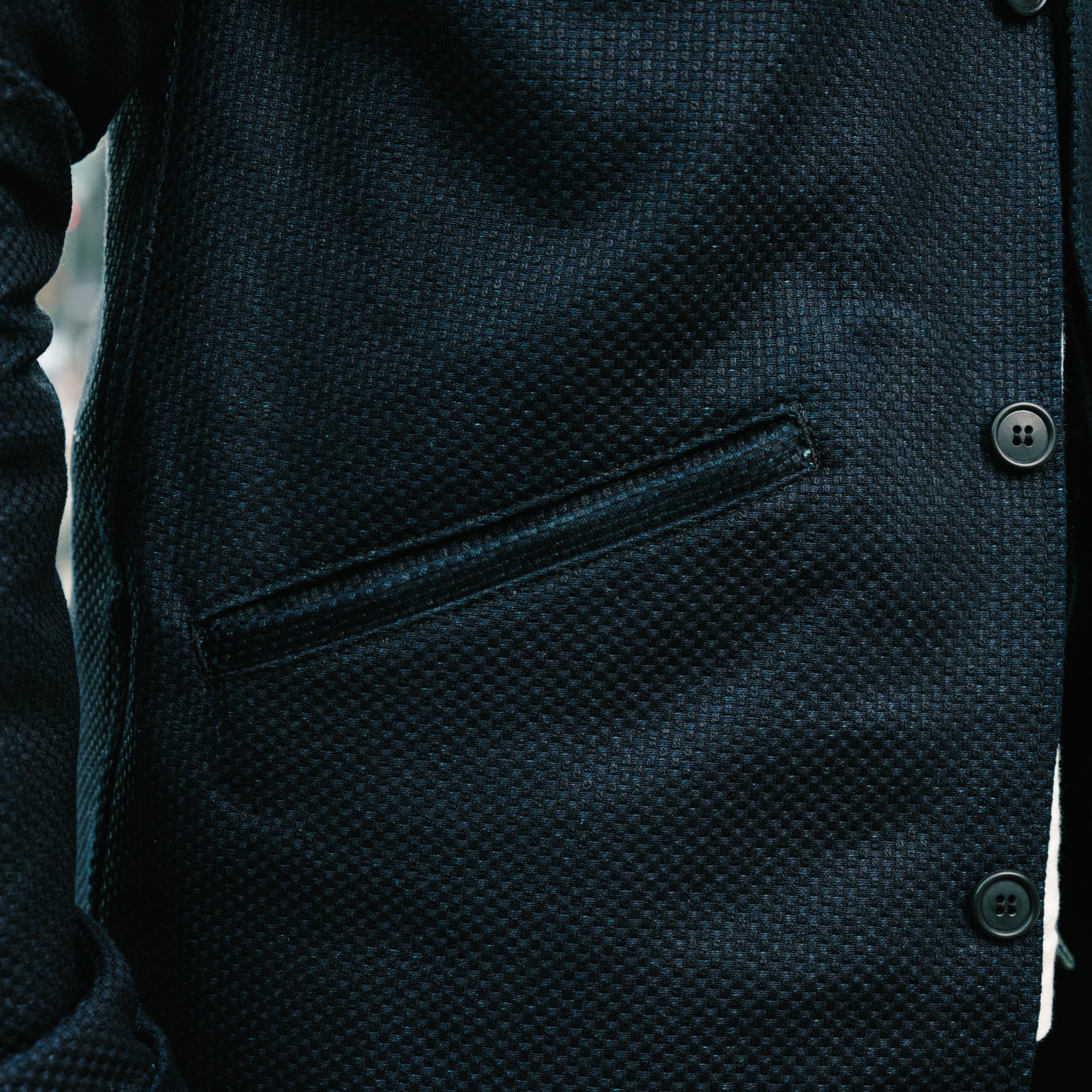 Rouge Territory x Snake Oil Provisions Sashiko Trench Coat Indigo PRE-ORDER