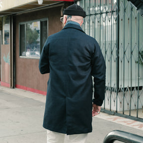 Rouge Territory x Snake Oil Provisions Sashiko Trench Coat Indigo PRE-ORDER