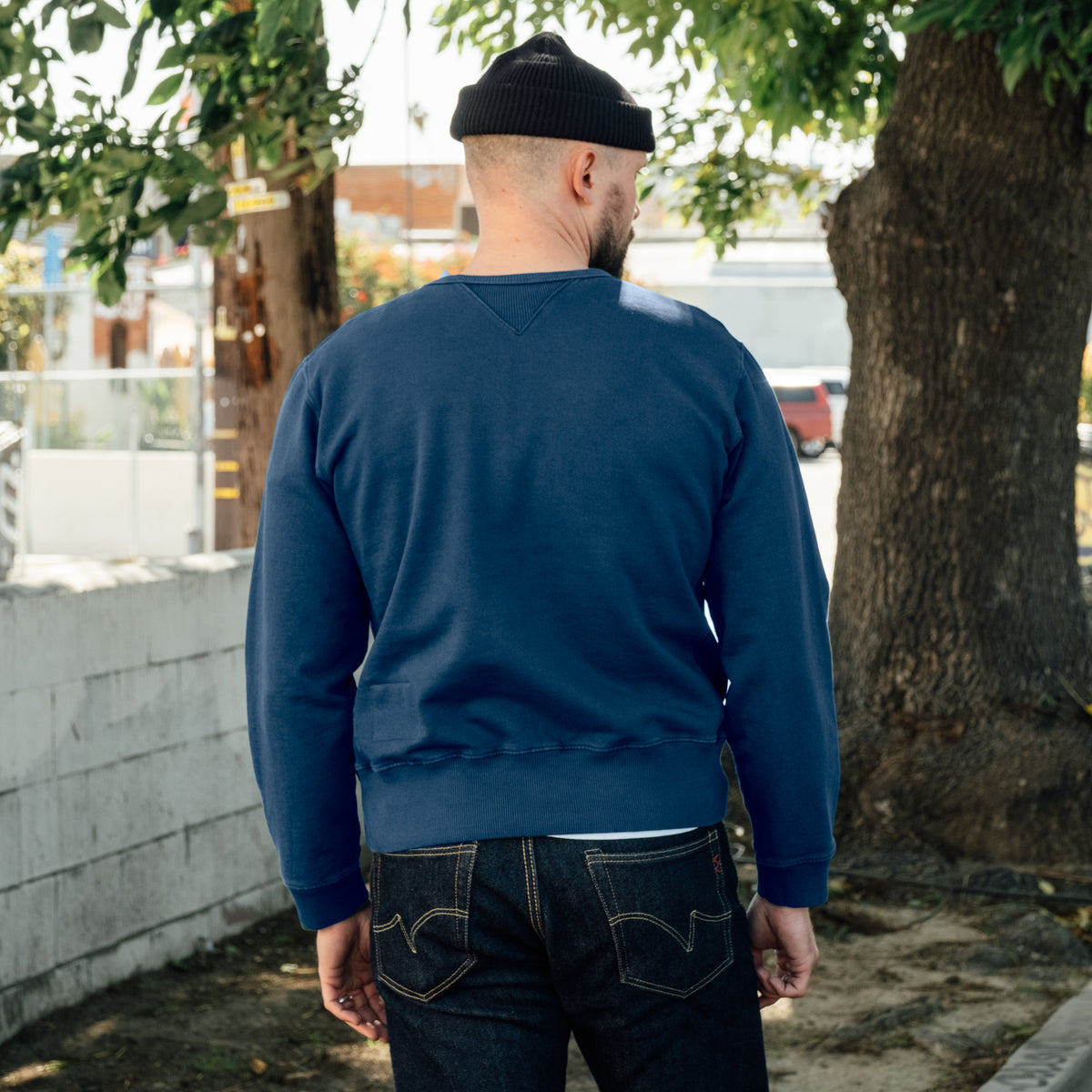 Snake Oil Provisions French Terry Loopback Crewneck Dusk