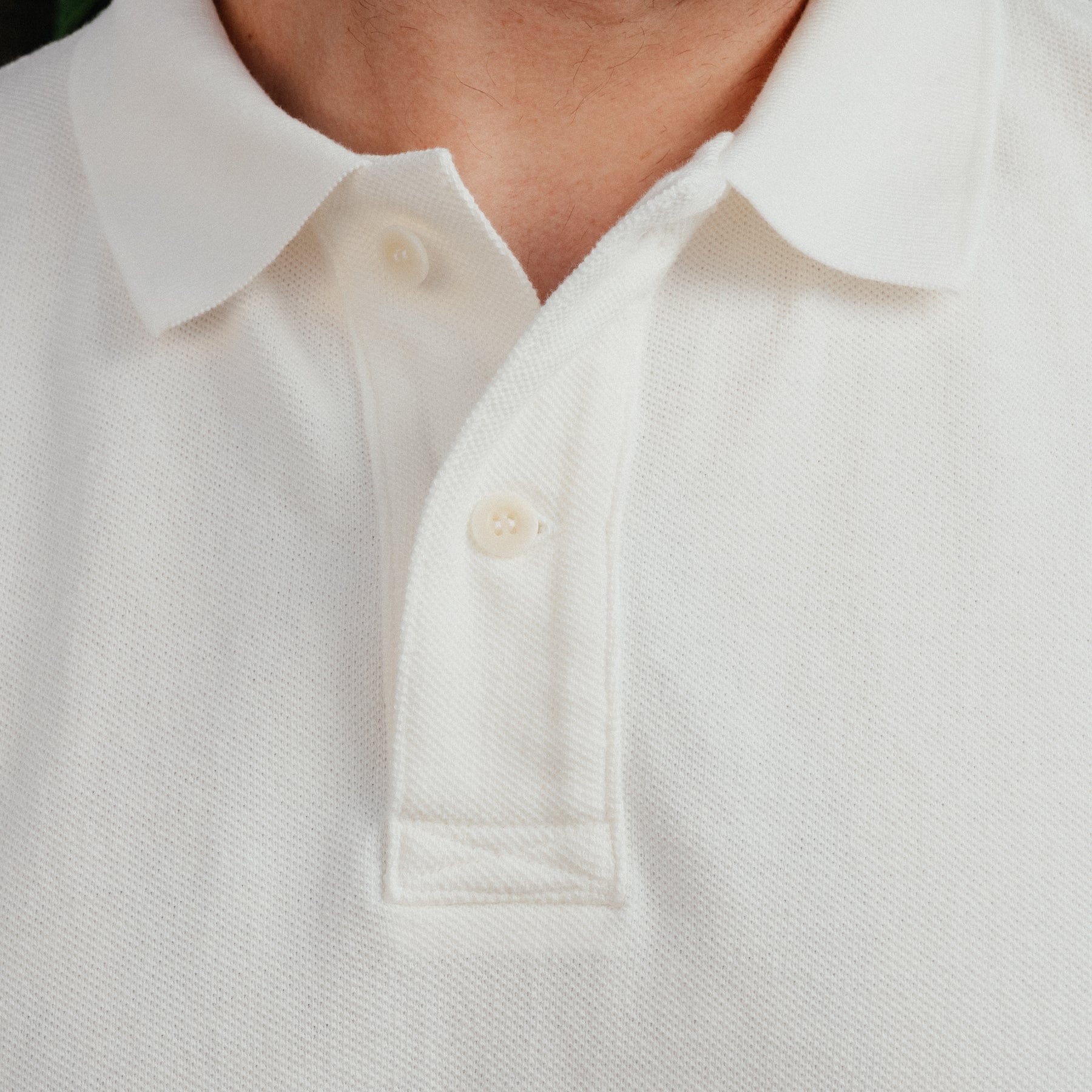 UES Rahben Stitch Polo Shirt White