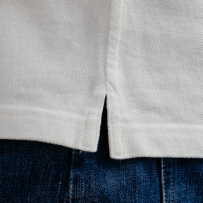 UES Rahben Stitch Polo Shirt White