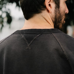 French Terry Crewneck Black Indigo