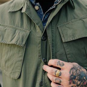 Polo Ralph Lauren Ripstop Utility Overshirt Olive