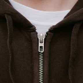 RRL Fleece Full-Zip Hoodie Faded Black