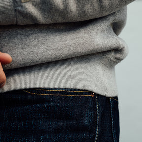 The Flat Head Crew Neck Sweatshirt Brushed Lining Gray