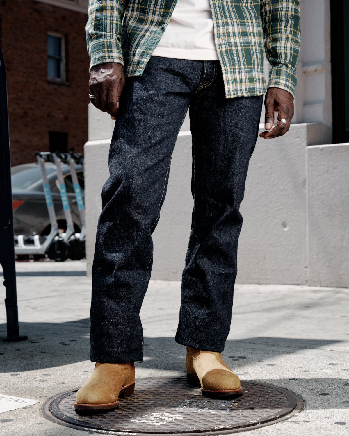 UES 400-WW WWII Model Denim Pants Indigo