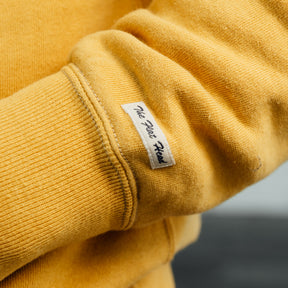 The Flat Head Sweatshirt Hoodie Brushed Lining Mustard