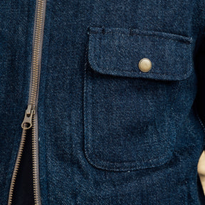Rogue Territory Field Jacket Indigo Knit Denim