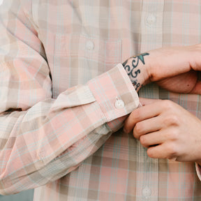 Plaid Woven Workshirt Pink Multi