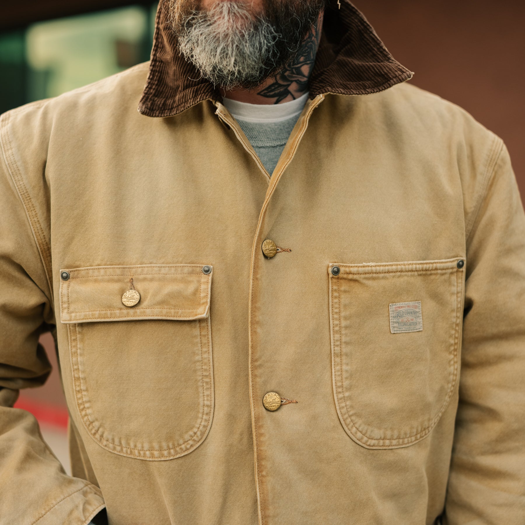 Polo Ralph Lauren Polo Country Canvas Utility Jacket Huntley Wash