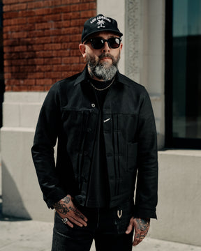 Rogue Territory x Snake Oil Provisions Sashiko Type I Jacket Stealth PRE-ORDER