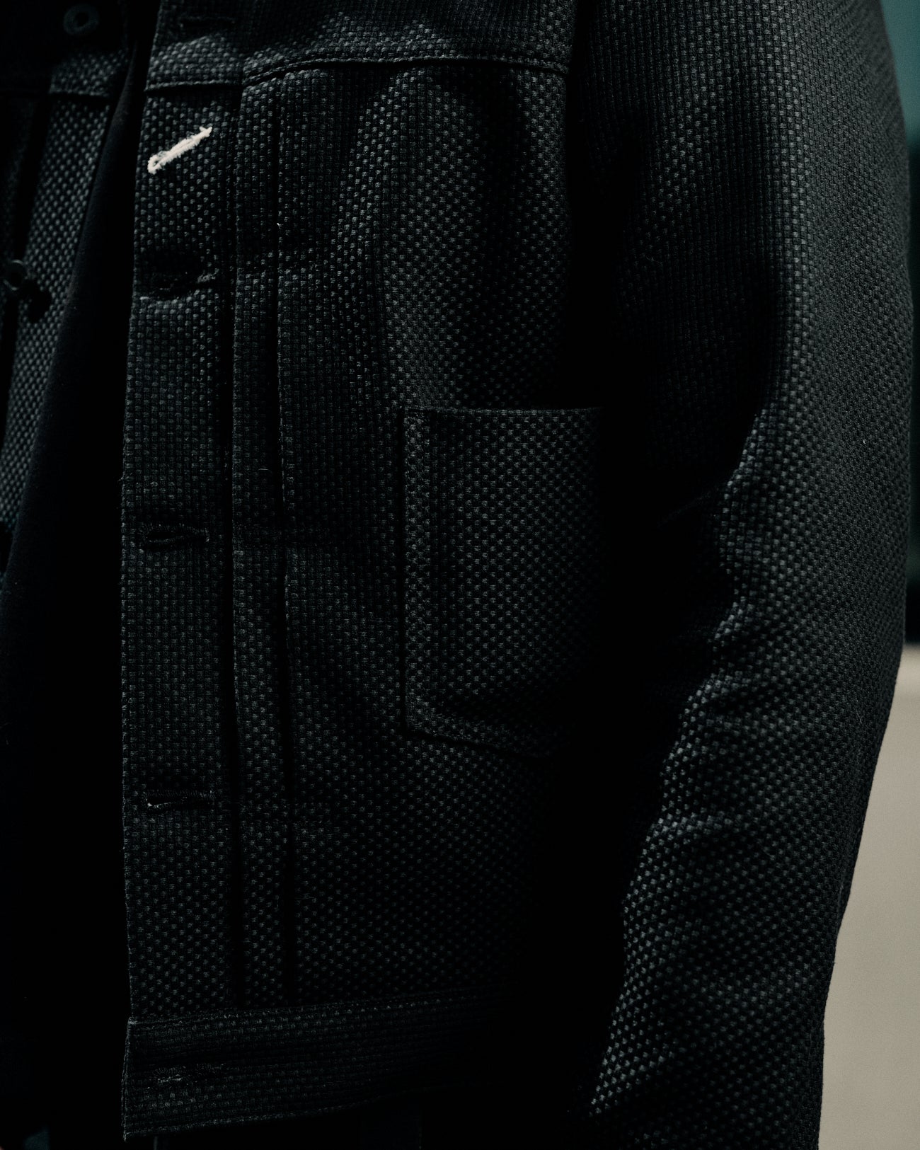 Rogue Territory x Snake Oil Provisions Sashiko Type I Jacket Stealth PRE-ORDER