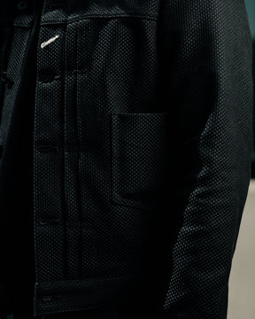 Rogue Territory x Snake Oil Provisions Sashiko Type I Jacket Stealth PRE-ORDER