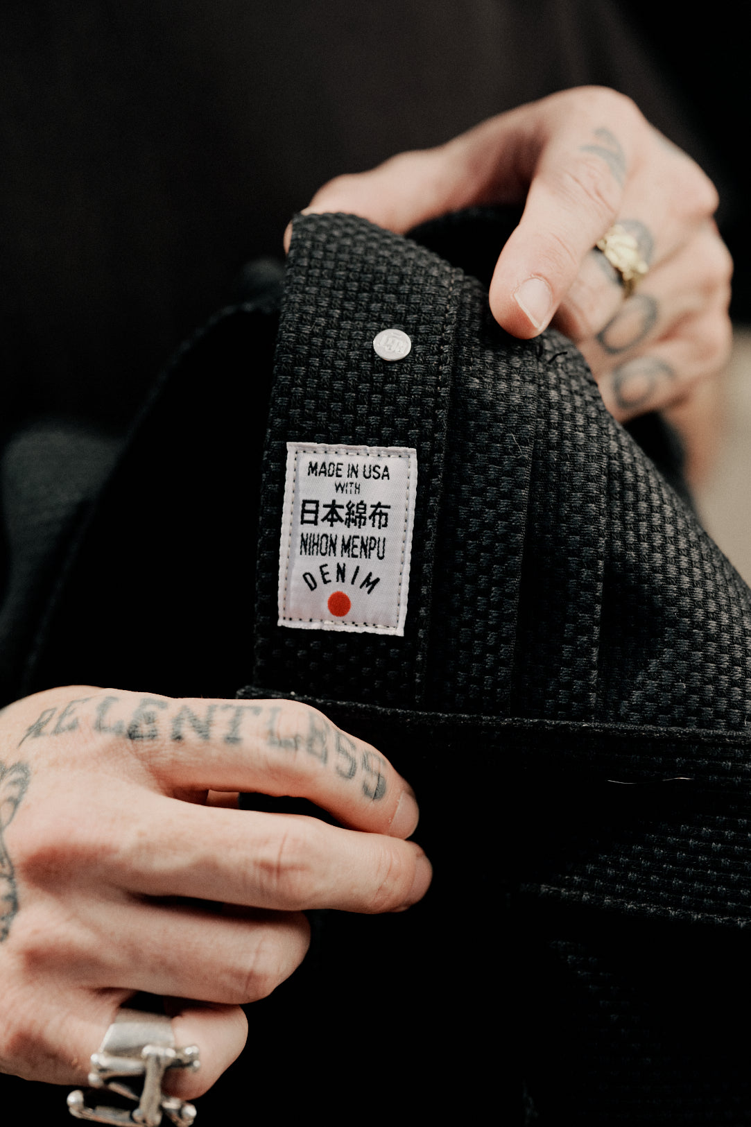 Rogue Territory x Snake Oil Provisions Sashiko Type I Jacket Stealth PRE-ORDER