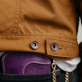 Iron Heart IHJ-133-BRN 10oz TC Duck Modified Type III Jacket Brown FINAL SALE