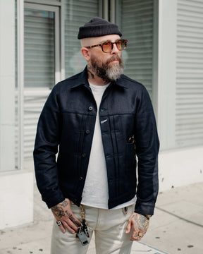 Rogue Territory x Snake Oil Provisions Sashiko Type I Jacket Indigo